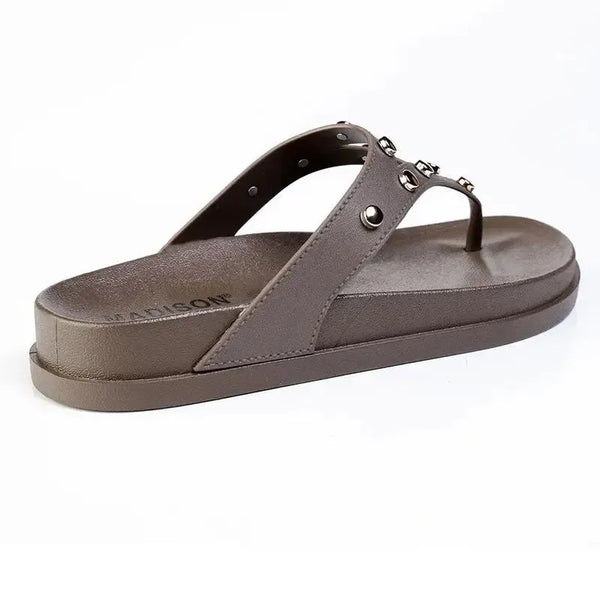 Madison Mitzi Thong Sandal - Olive