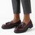 Madison Monroe Loafer with Tassle - Burgundy