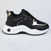 Madison Morgan Sneaker - Black/Gold
