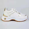 Madison Morgan Sneaker - White/Gold