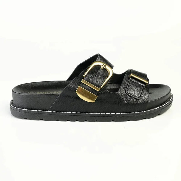 Madison Moss Sandal - Black