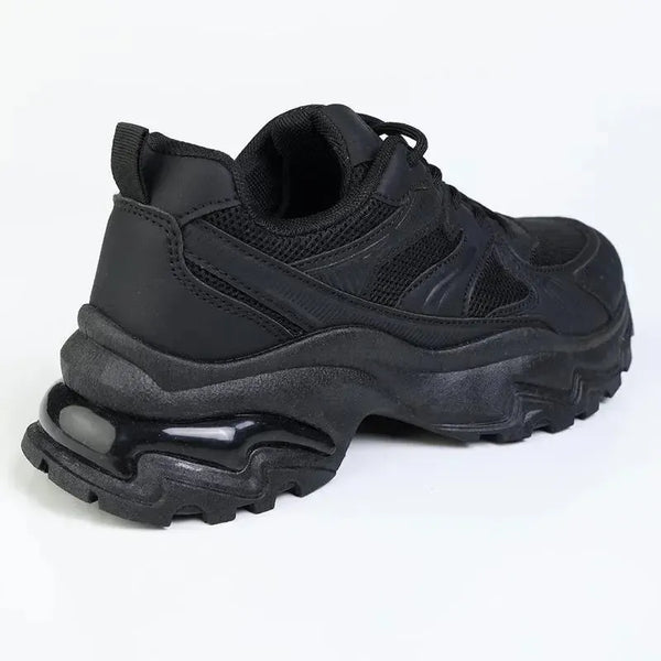 Madison Moxie Chunky Sole Insert Sneaker - Black