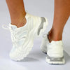 Madison Moxie Chunky Sole Insert Sneaker - White/Grey