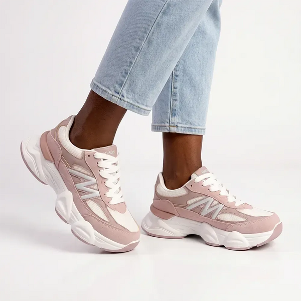 Madison Multi Colour Fashion Sneaker - Pink Multi