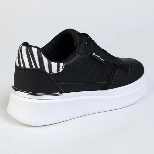 Madison Muriel Sneaker - Black/Zebra