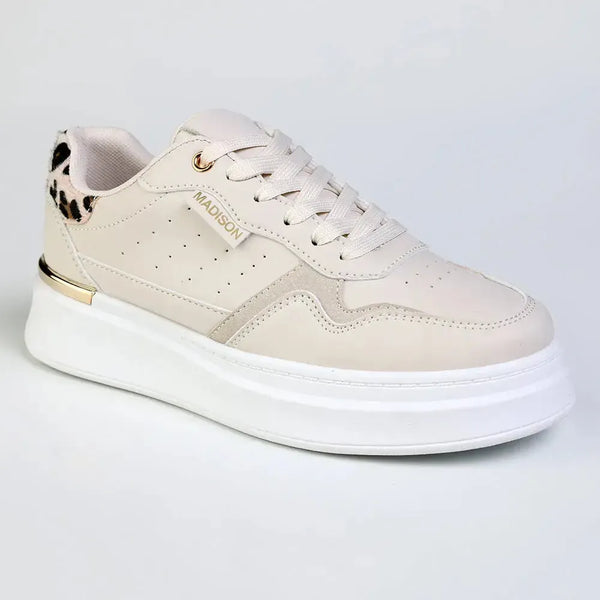 Madison Muriel Sneaker - Nude/Leopard