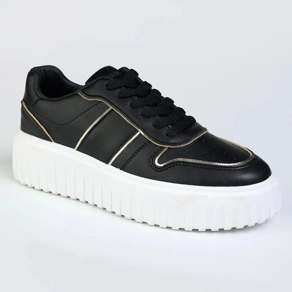 Madison Myra Sneaker - Black / Gold