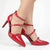 Madison Nabila Stiletto Court - Dark Red