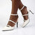 Madison Nabila Stiletto Court - Off White