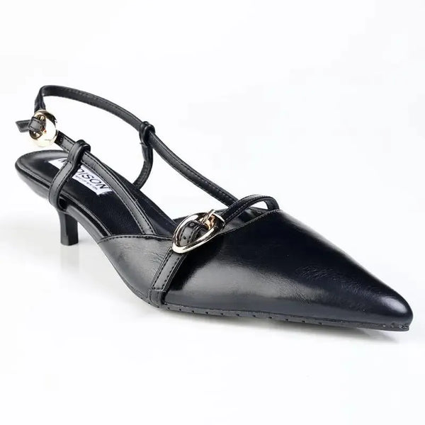 Madison Nadine Kitten Heel - Black
