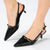 Madison Nadine Kitten Heel - Black