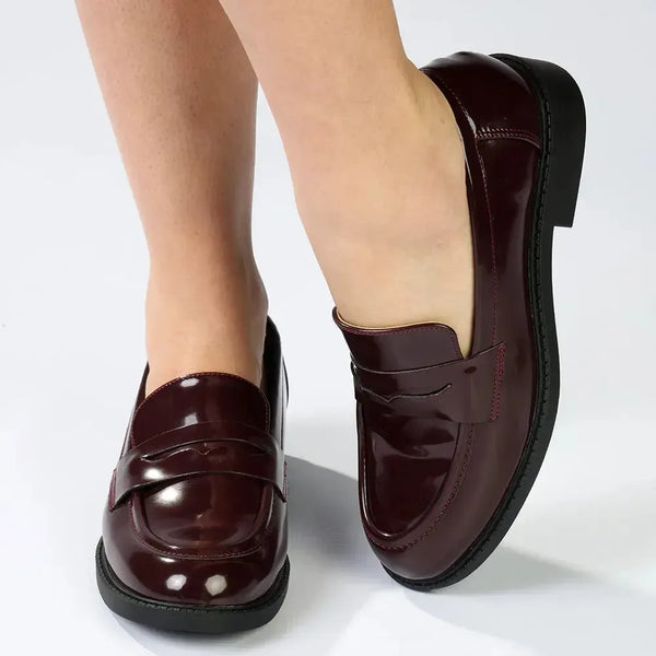 Madison Nancy Loafer - Maroon