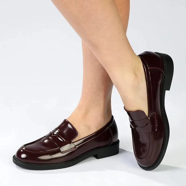 Madison Nancy Loafer - Maroon