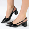 Madison Nanny Block Heel - Black