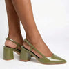 Madison Nanny Block Heel - Ripe Olive