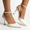 Madison Natalia Hourglass Heel - Off White