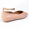 Madison Nature Pump With Ankle Tie - Dark Nude