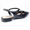 Madison Nella Cross Over Slingback - Black