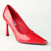 Madison Oakland Stiletto Court With Metal Tip - Red