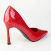 Madison Oakland Stiletto Court With Metal Tip - Red