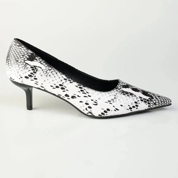 Madison Oceana Low Heel Court - Black/White