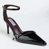 Madison Oda Court Heel - Black