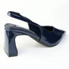 Madison Odette Basic Slingback On Block Heel - Navy