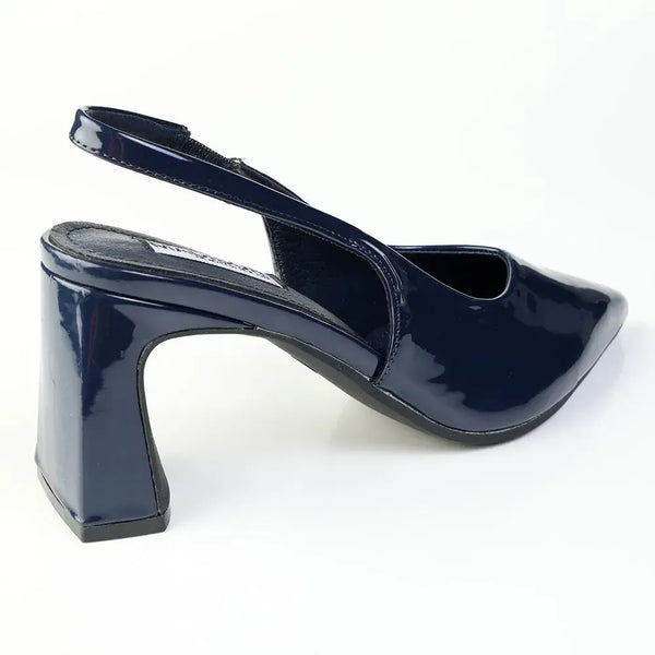 Madison Odette Block Heel - Navy