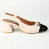 Madison Ofeera Block Heel - Black / Nude