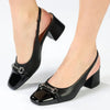 Madison Ofeera Block Heel - Black