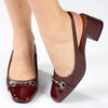 Madison Ofeera Block Heel - Wine