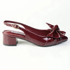 Madison Ofrat Block Heel - Burgundy