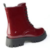 Madison Olwyn Military Boot - Burgundy