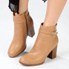 Madison Ombretta Ankle Boot - Nude
