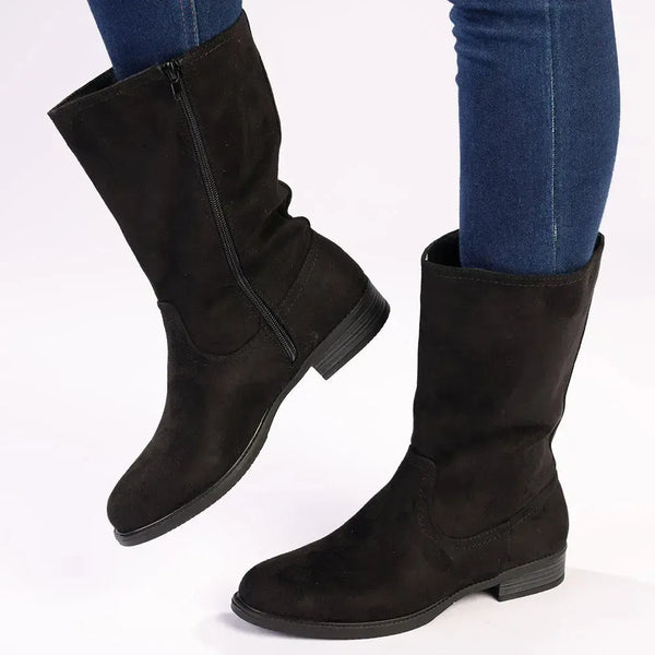 Madison Omni Mid Calf Boot - Black