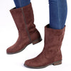 Madison Omni Mid Calf Boot - Chocolate