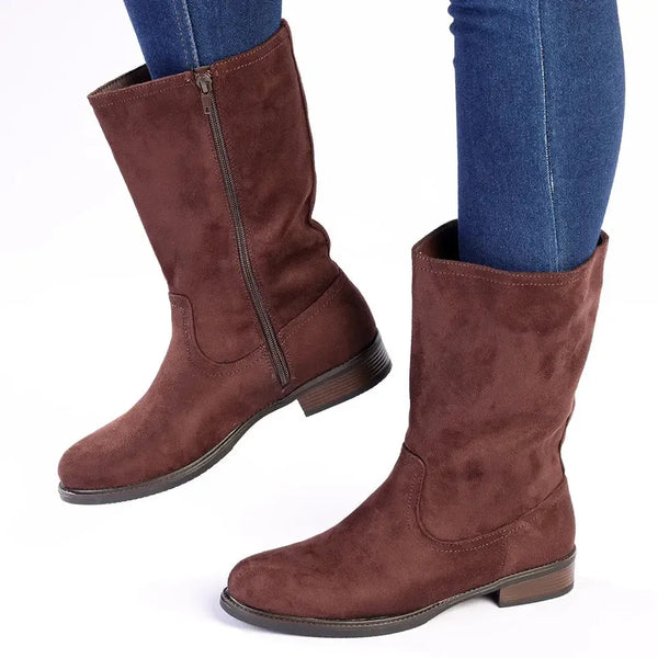 Madison Omni Mid Calf Boot - Chocolate