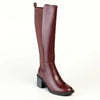 Madison Onley Combination Long Boot - Wine