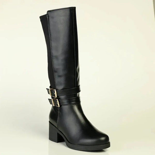 Madison Onyx Long Boot - Black