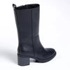 Madison Opal Mid Calf Block Heel Boot - Black