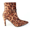 Madison Orcid Stiletto Ankle Boot With Buckle - Leopard