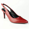 Madison Orsaline Plain Stiletto Slingback - Wine