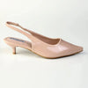 Madison Otto Kitten Heel Slingback - Nude