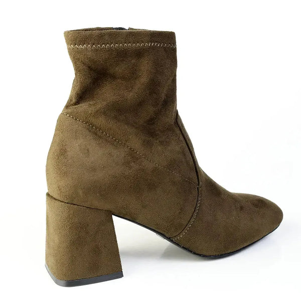 Madison Owen Ankle Boot - Olive
