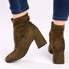 Madison Owen Ankle Boot - Olive