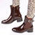 Madison Ozzy Ankle Boot - Dark Brown