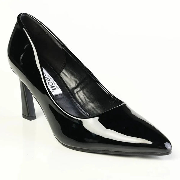 Madison Pam Court - Black Patent