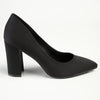 Madison Patricia 2 Pointy Block Court Heel - Black-Madison Heart of New York-Buy shoes online