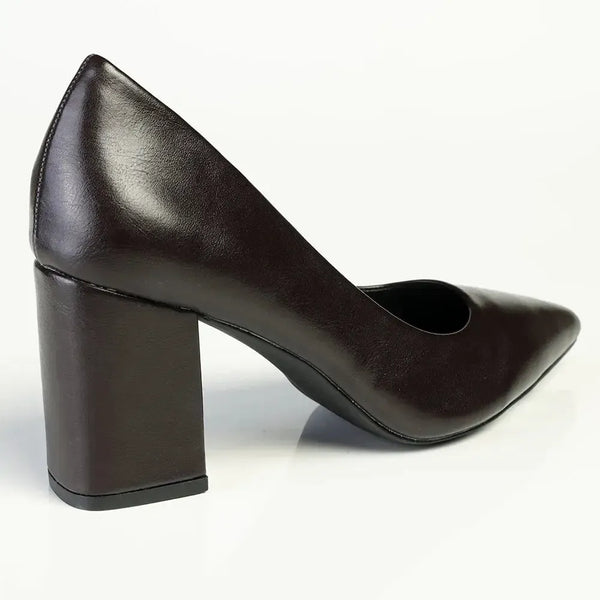 Madison Patricia Block Heel Court - Black