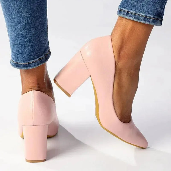 Madison Patricia Block Heel Court - Pink